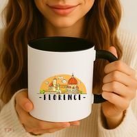 Florence Cartoon Style Illustration Coffee Mug thumb 3