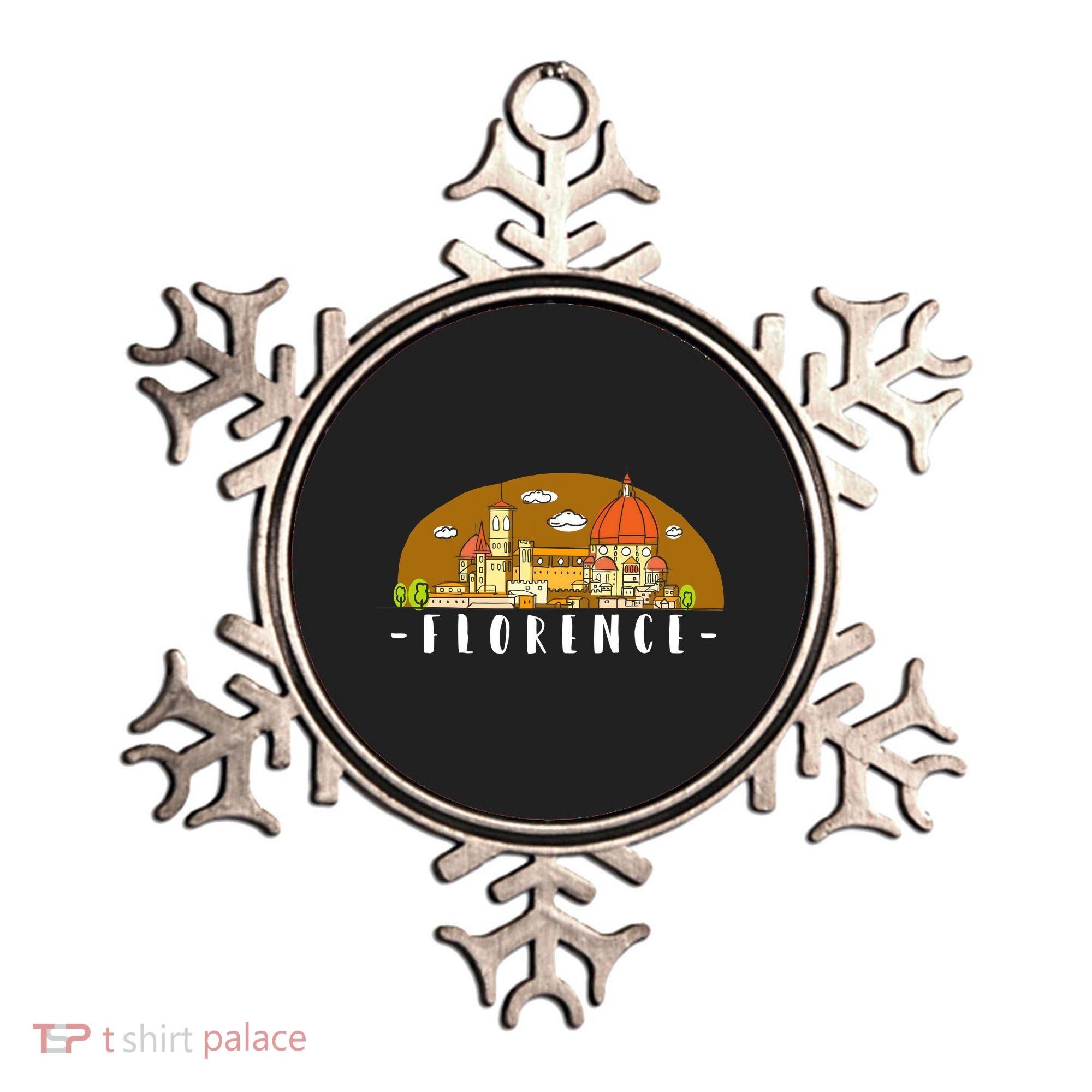 Florence Cartoon Style Illustration Ornament