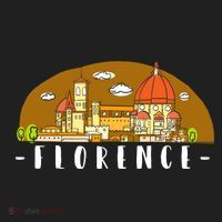 Florence Cartoon Style Illustration Hat thumb 2