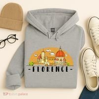 Florence Cartoon Style Illustration Hoodie thumb 4