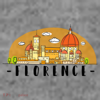 Florence Cartoon Style Illustration Hoodie thumb 7