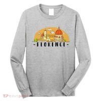 Florence Cartoon Style Illustration Long Sleeve Shirt thumb 0