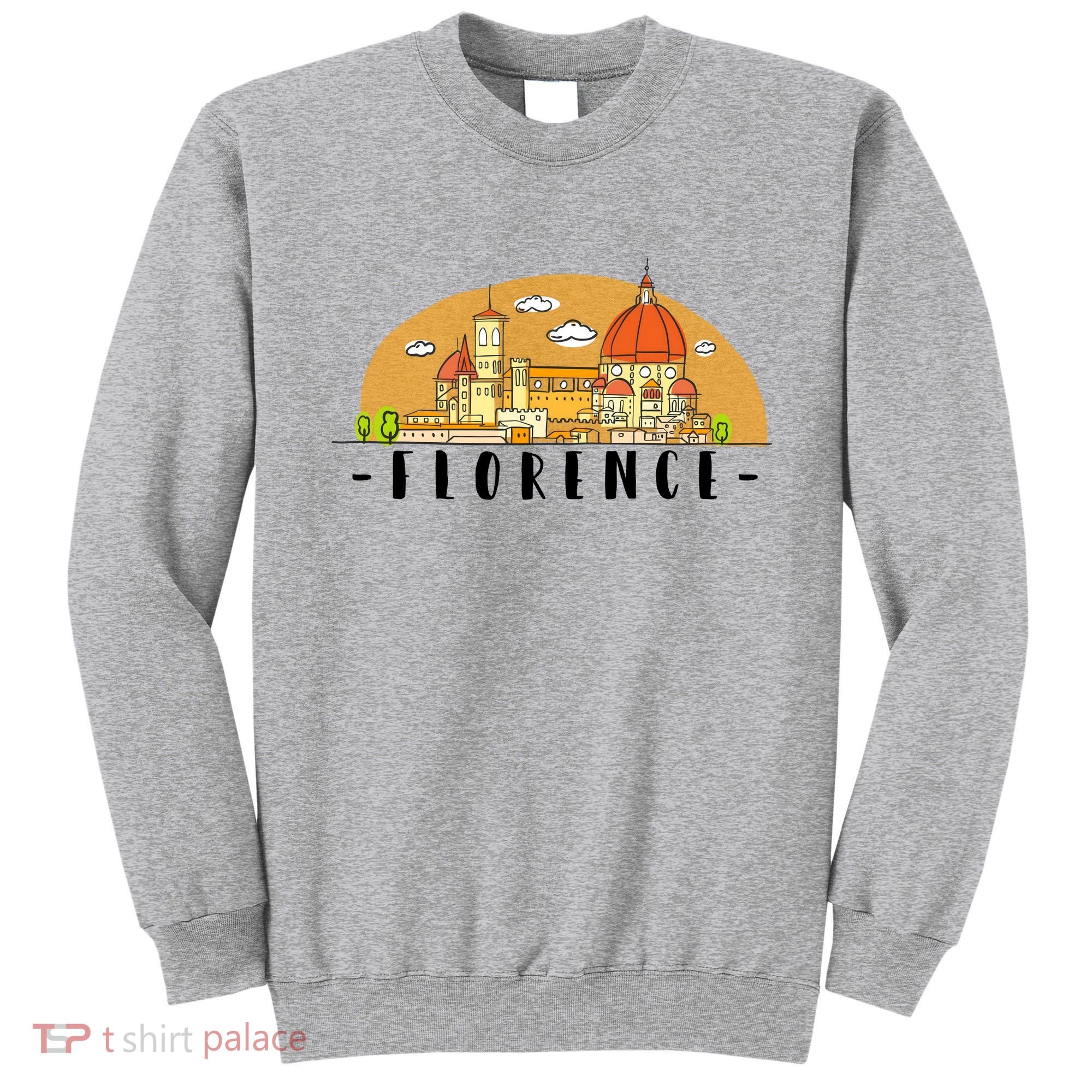 Florence Cartoon Style Illustration Sweatshirt