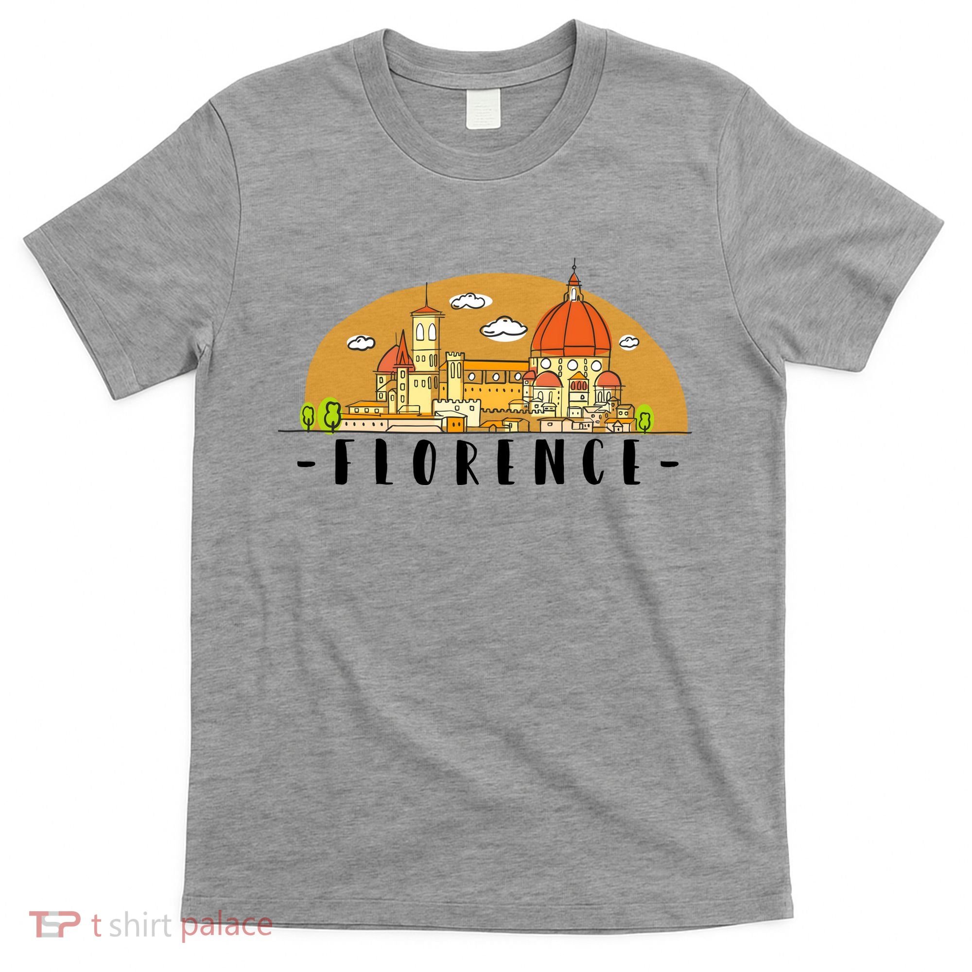 Florence Cartoon Style Illustration T-Shirt