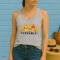 Florence Cartoon Style Illustration Women's Tank Top thumb 2