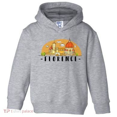 Florence Cartoon Style Illustration Toddler Hoodie