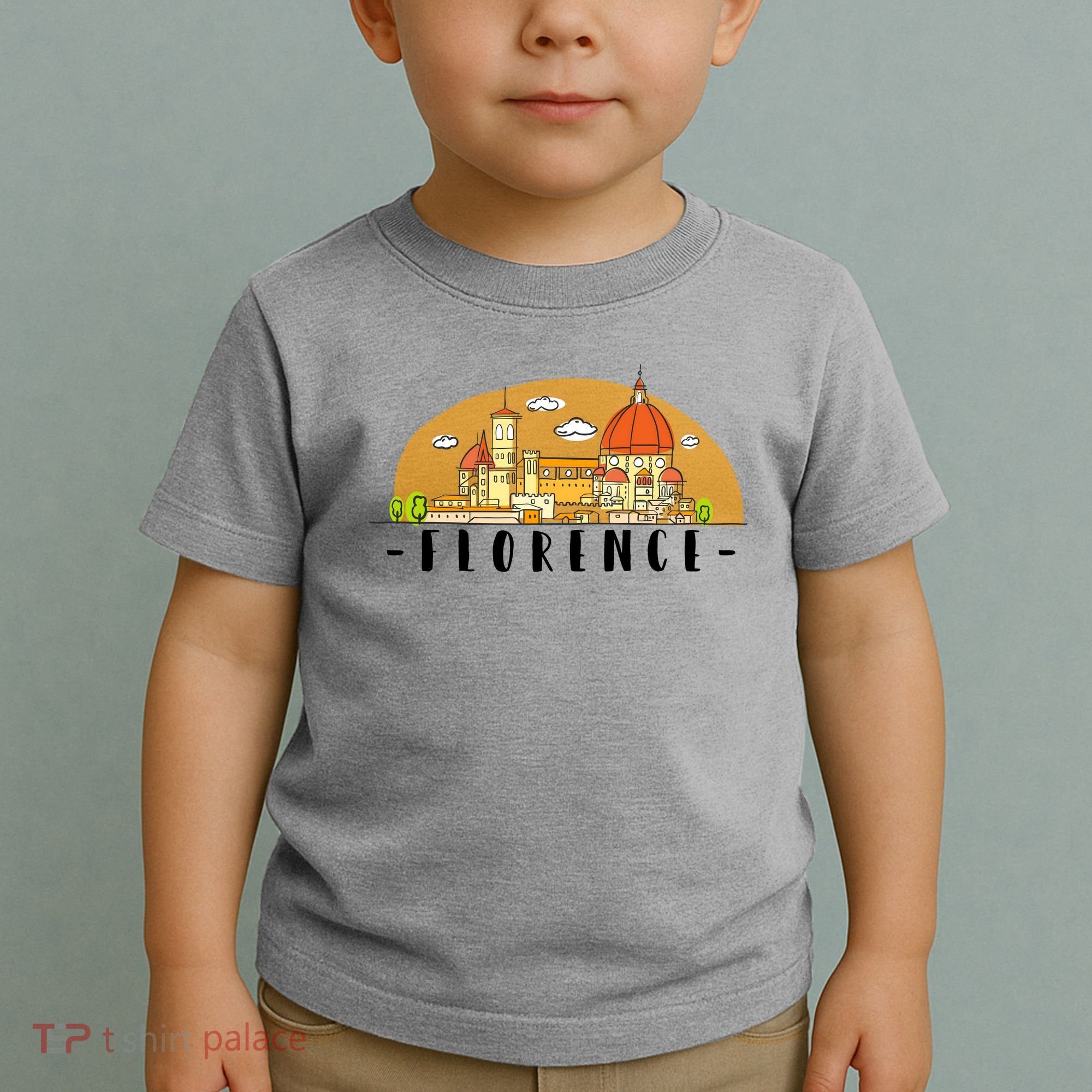 Florence Cartoon Style Illustration Toddler T-Shirt