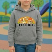 Florence Cartoon Style Illustration Kids Hoodie thumb 3