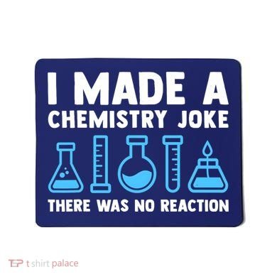 Funny Chemistry Science Teacher Chemist Gift Mousepad