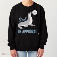 Funny Cute Seal Of Approval Women's Sweatshirt thumb 0