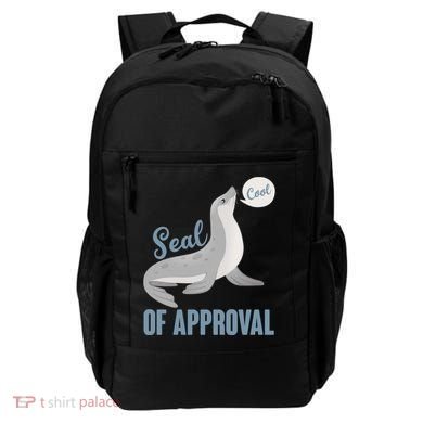 Funny Cute Seal Of Approval Backpack