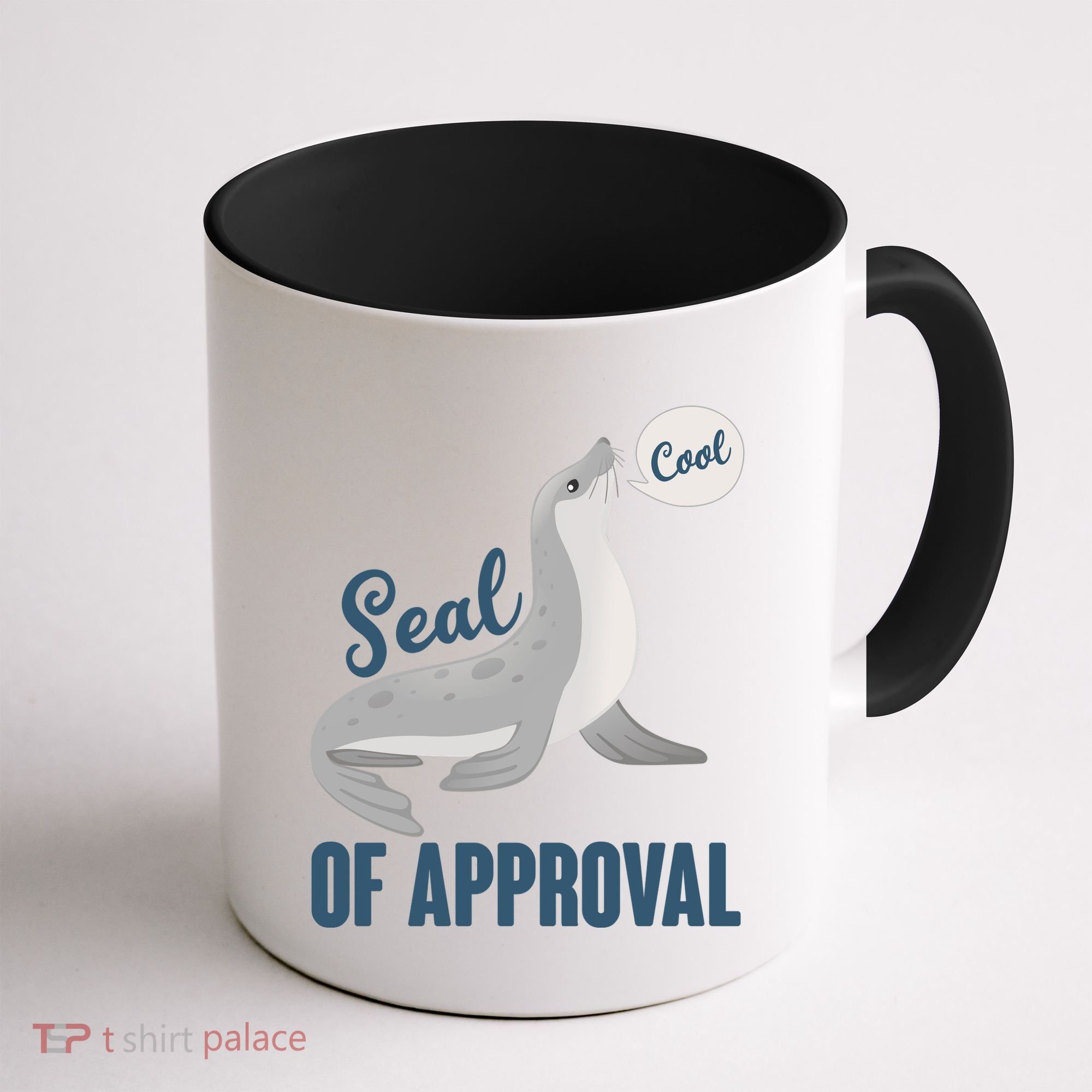 Funny Cute Seal Of Approval Coffee Mug
