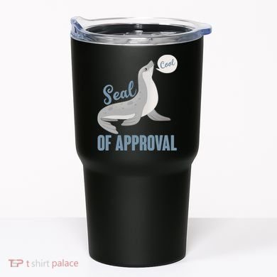 Funny Cute Seal Of Approval Tumbler