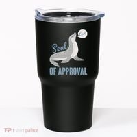 Funny Cute Seal Of Approval Tumbler thumb 0