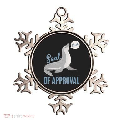 Funny Cute Seal Of Approval Ornament