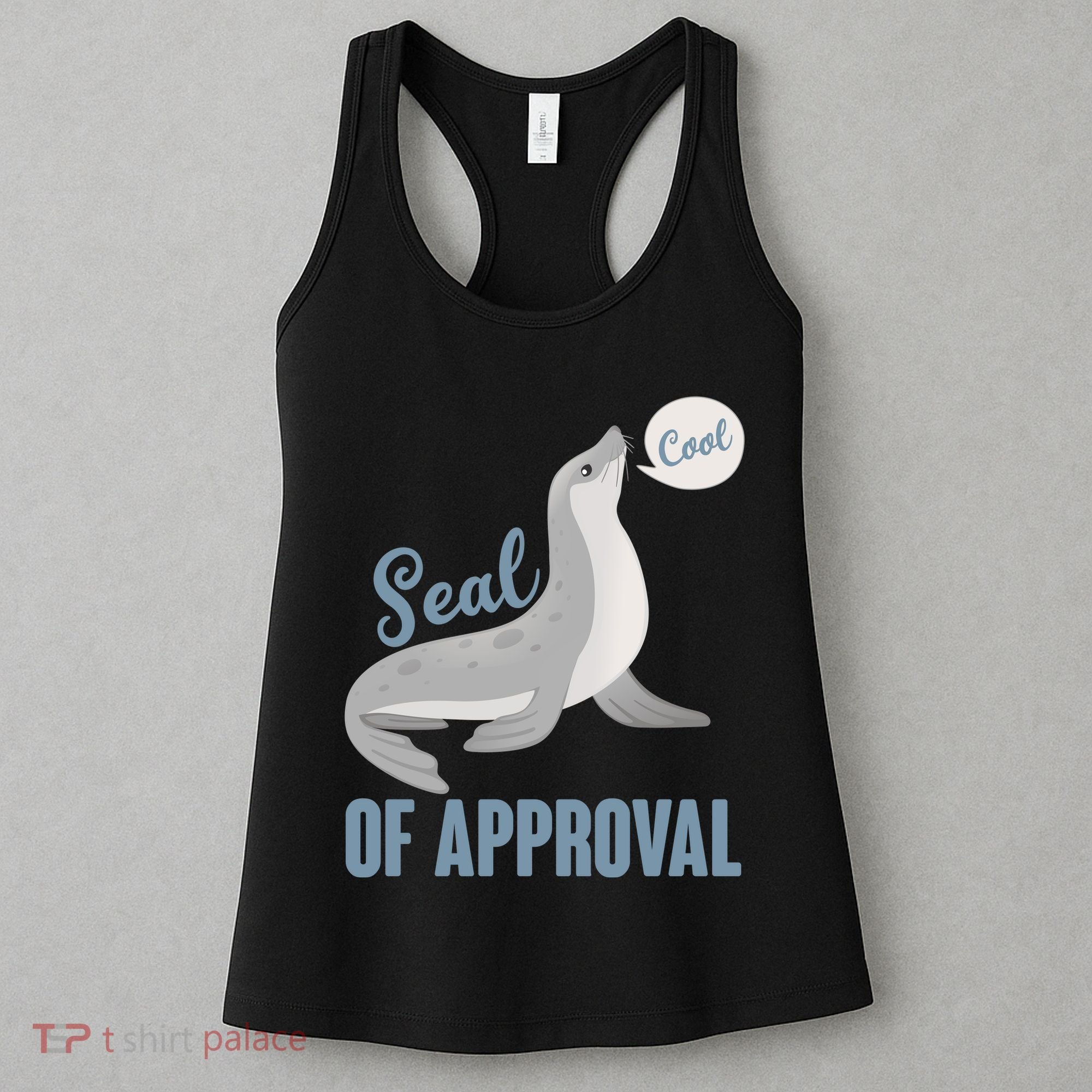Funny Cute Seal Of Approval Women's Tank Top