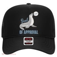 Funny Cute Seal Of Approval Hat thumb 0