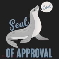 Funny Cute Seal Of Approval Hat thumb 2