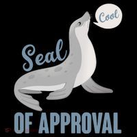 Funny Cute Seal Of Approval Tank Top thumb 6