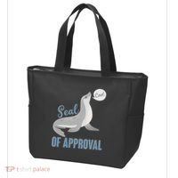 Funny Cute Seal Of Approval Tote Bag thumb 3