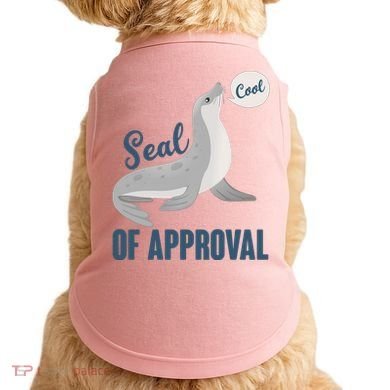 Funny Cute Seal Of Approval Doggie Tank