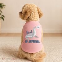 Funny Cute Seal Of Approval Doggie Tank thumb 2