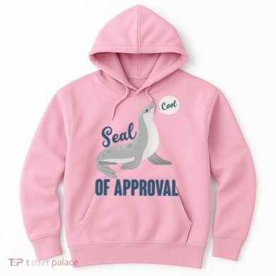 Funny Cute Seal Of Approval Hoodie