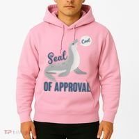 Funny Cute Seal Of Approval Hoodie thumb 2