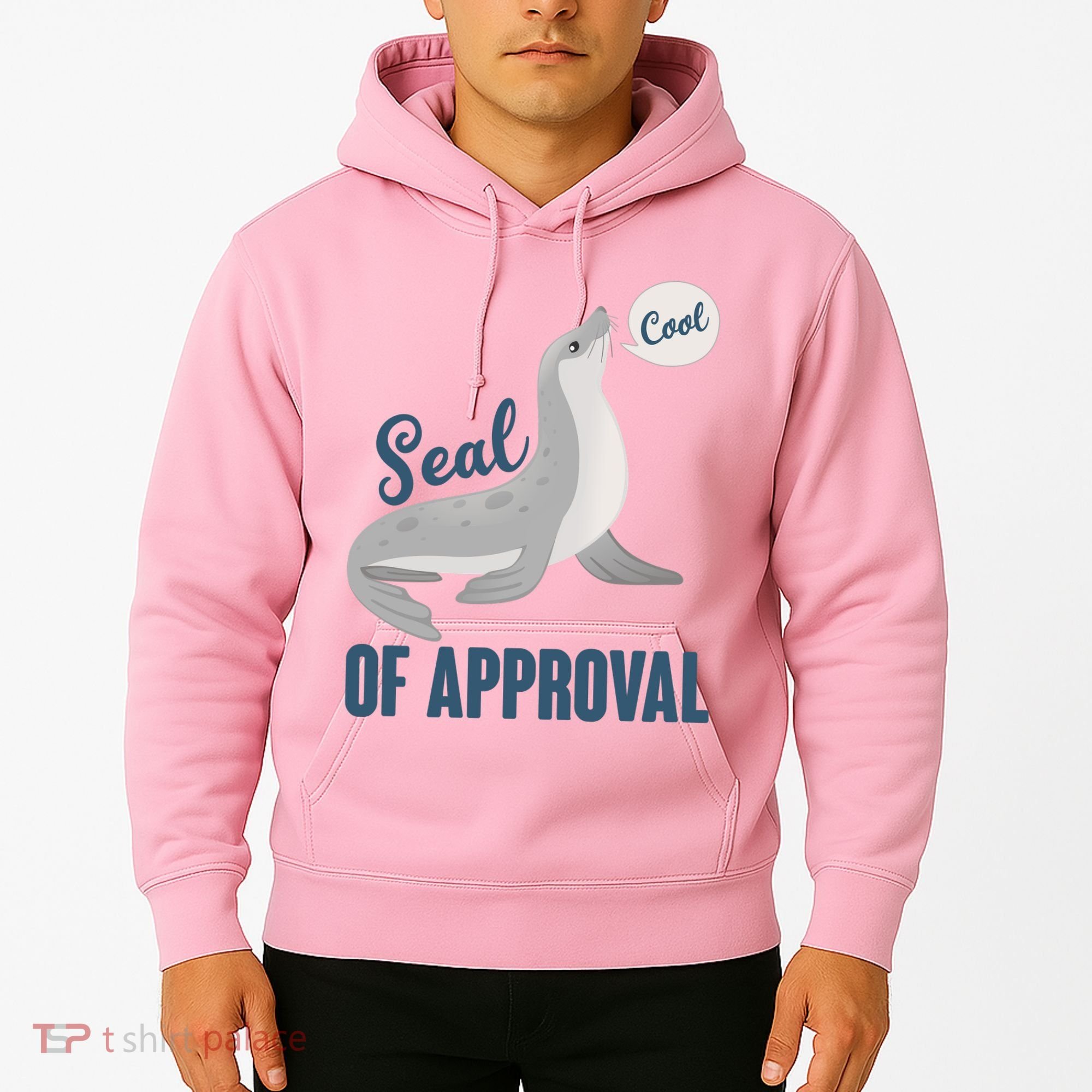 Funny Cute Seal Of Approval Hoodie