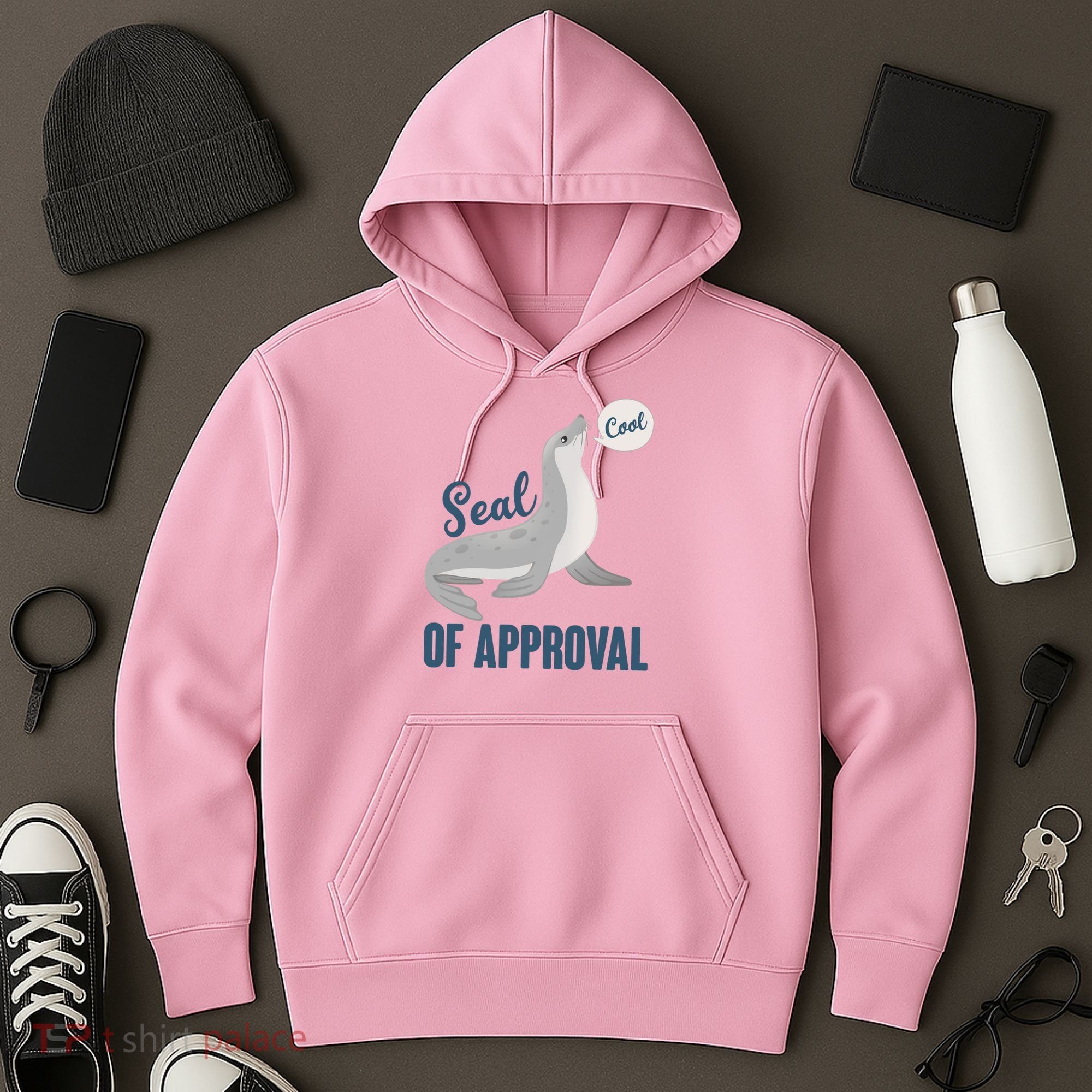 Funny Cute Seal Of Approval Hoodie