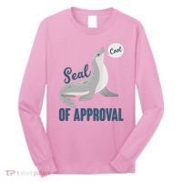 Funny Cute Seal Of Approval Long Sleeve Shirt thumb 0