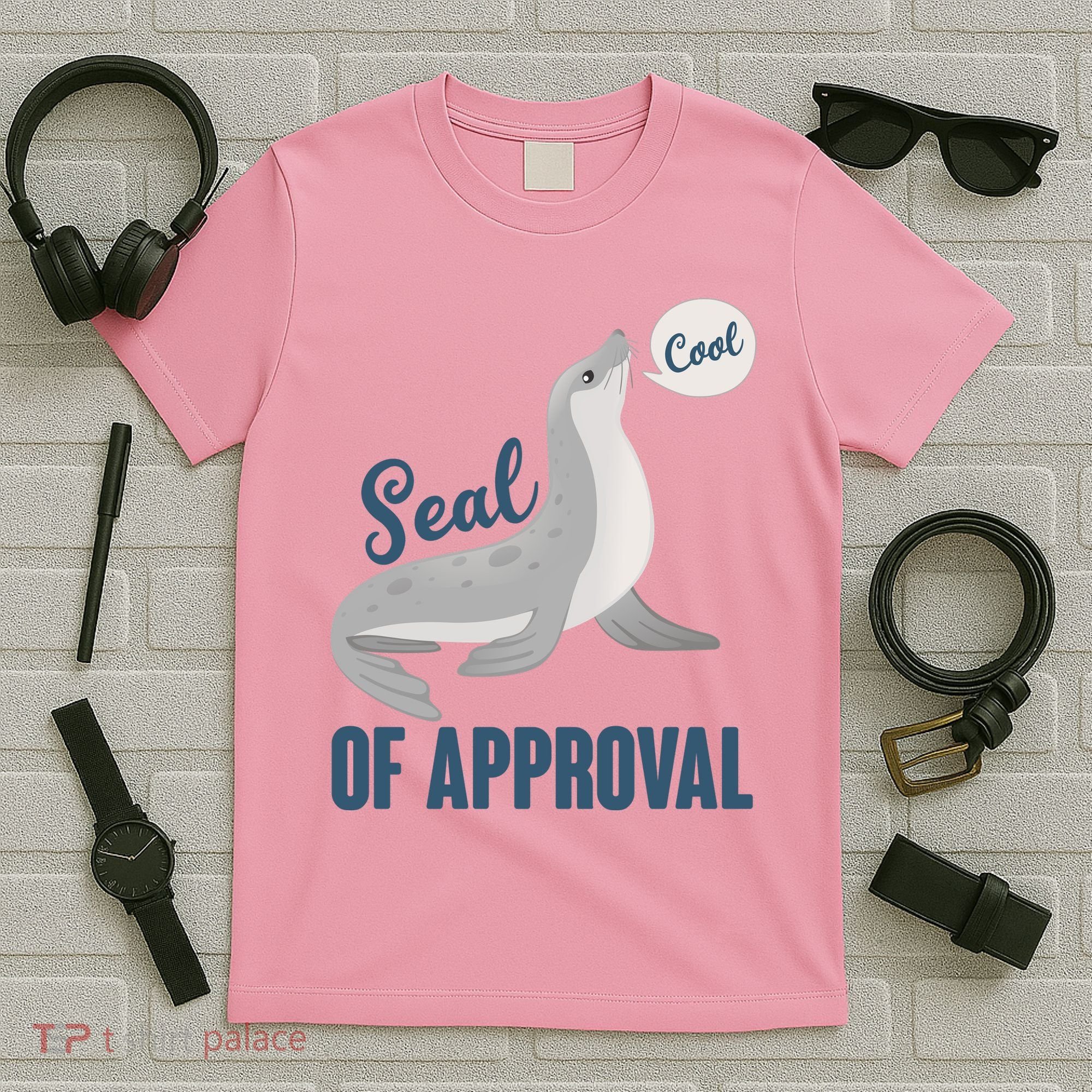 Funny Cute Seal Of Approval T-Shirt