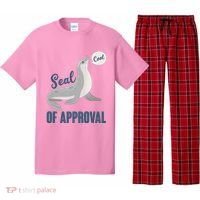 Funny Cute Seal Of Approval Pajama Set thumb 0