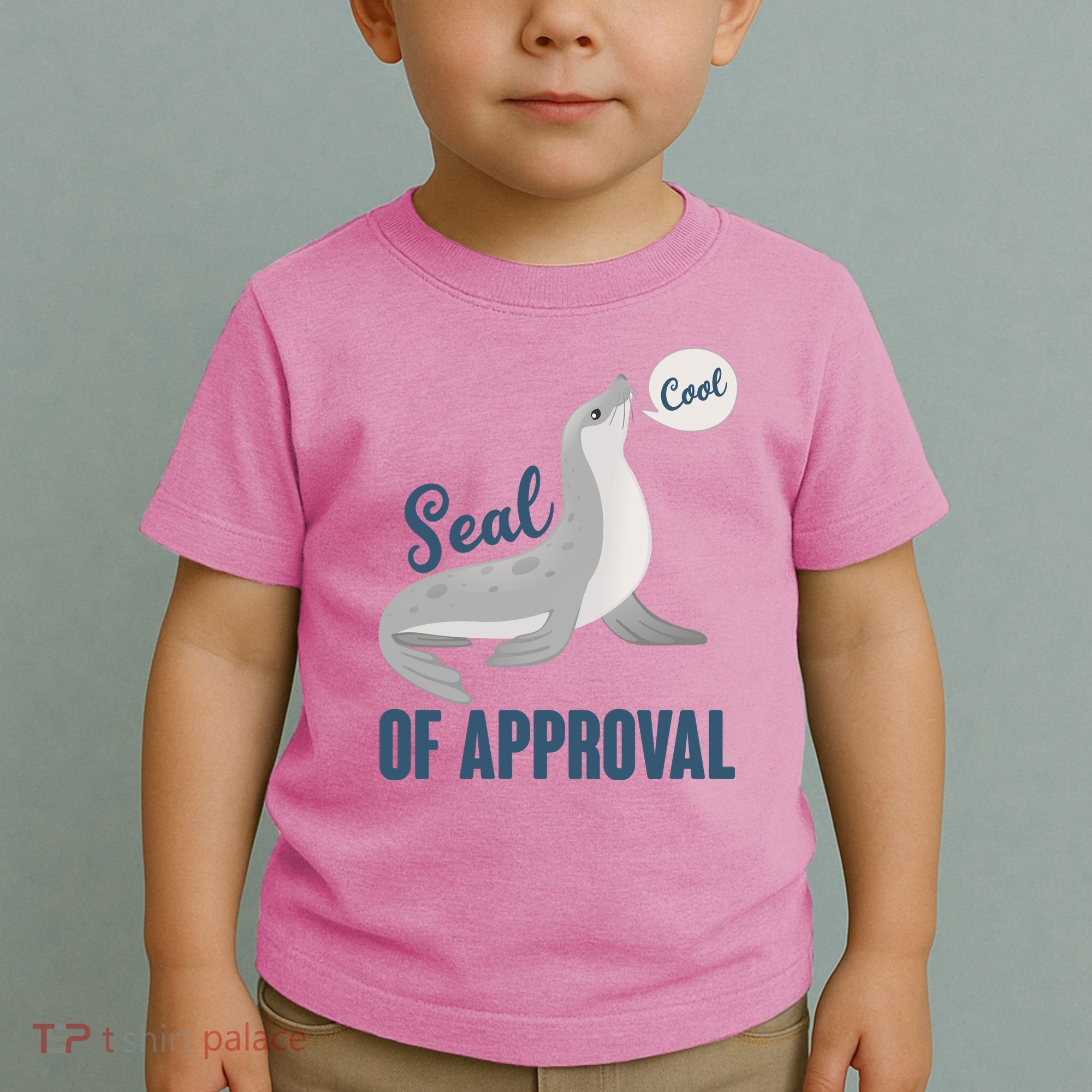 Funny Cute Seal Of Approval Toddler T-Shirt