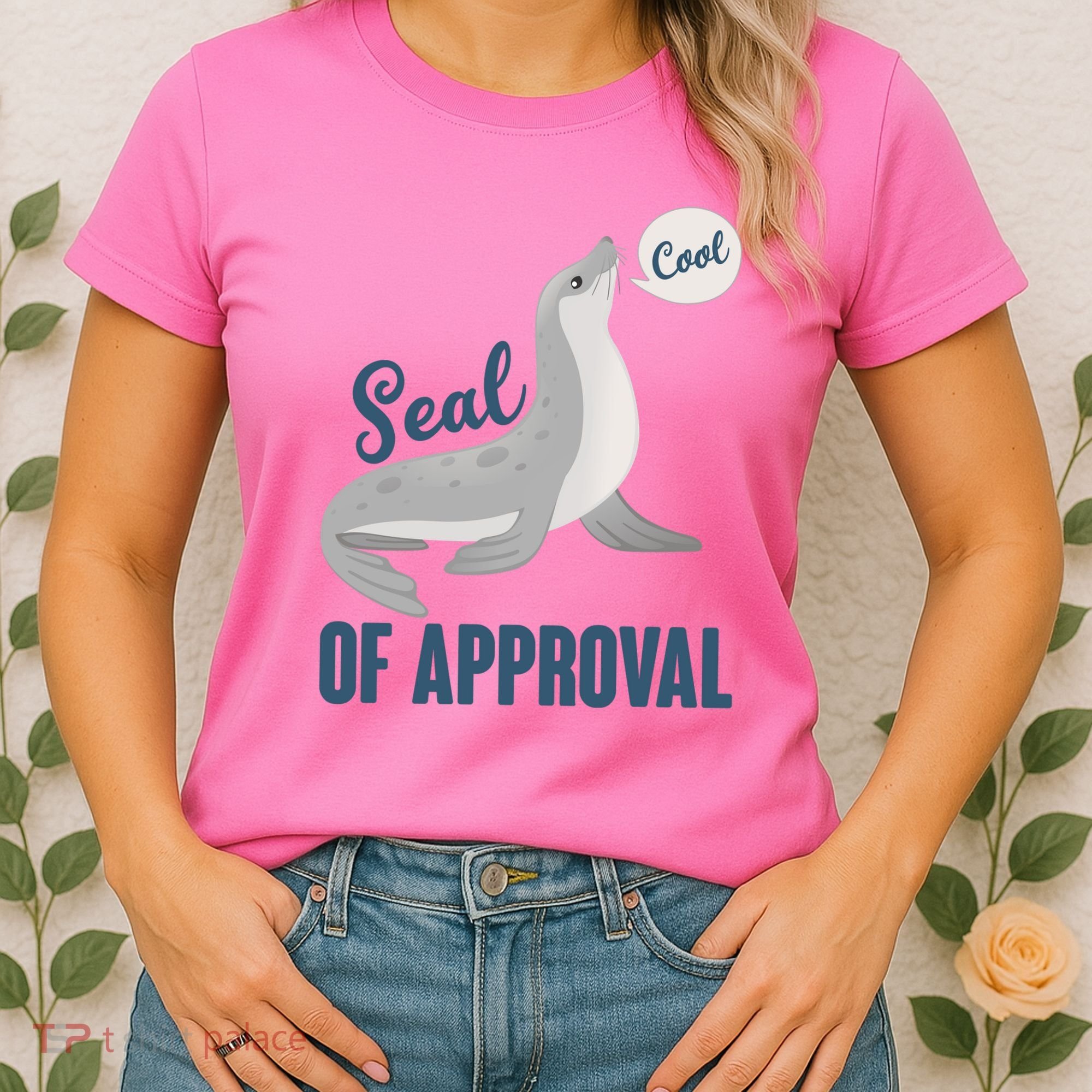 Funny Cute Seal Of Approval Women's T-Shirt