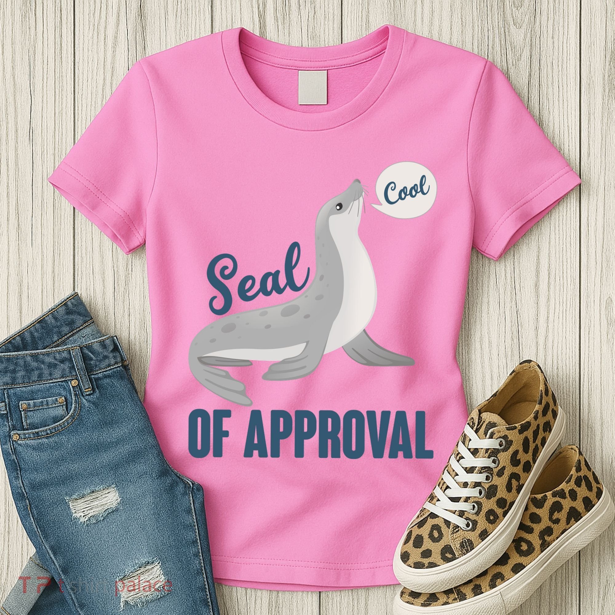 Funny Cute Seal Of Approval Women's T-Shirt