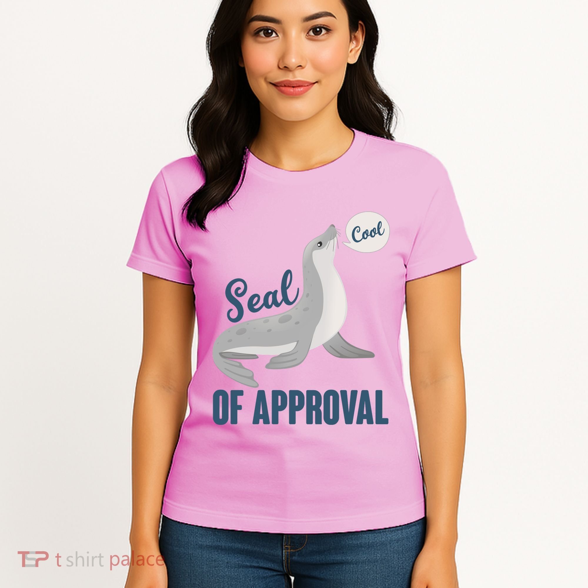 Funny Cute Seal Of Approval Women's T-Shirt