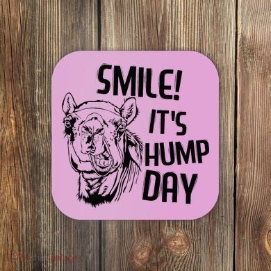 Funny Camel Smile! ItS Hump Day Funny Hump Day Coaster