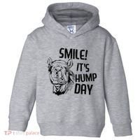 Funny Camel Smile! ItS Hump Day Funny Hump Day Toddler Hoodie thumb 0