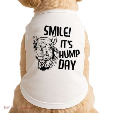 Funny Camel Smile! ItS Hump Day Funny Hump Day Doggie Tank