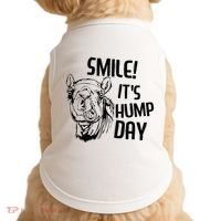 Funny Camel Smile! ItS Hump Day Funny Hump Day Doggie Tank thumb 0
