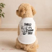 Funny Camel Smile! ItS Hump Day Funny Hump Day Doggie Tank thumb 2