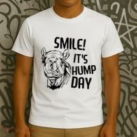 Funny Camel Smile! ItS Hump Day Funny Hump Day T-Shirt thumb 3