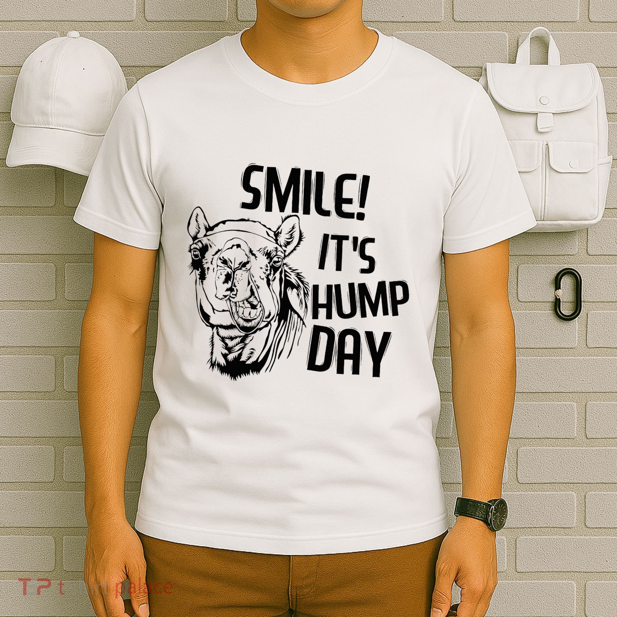 Funny Camel Smile! ItS Hump Day Funny Hump Day T-Shirt