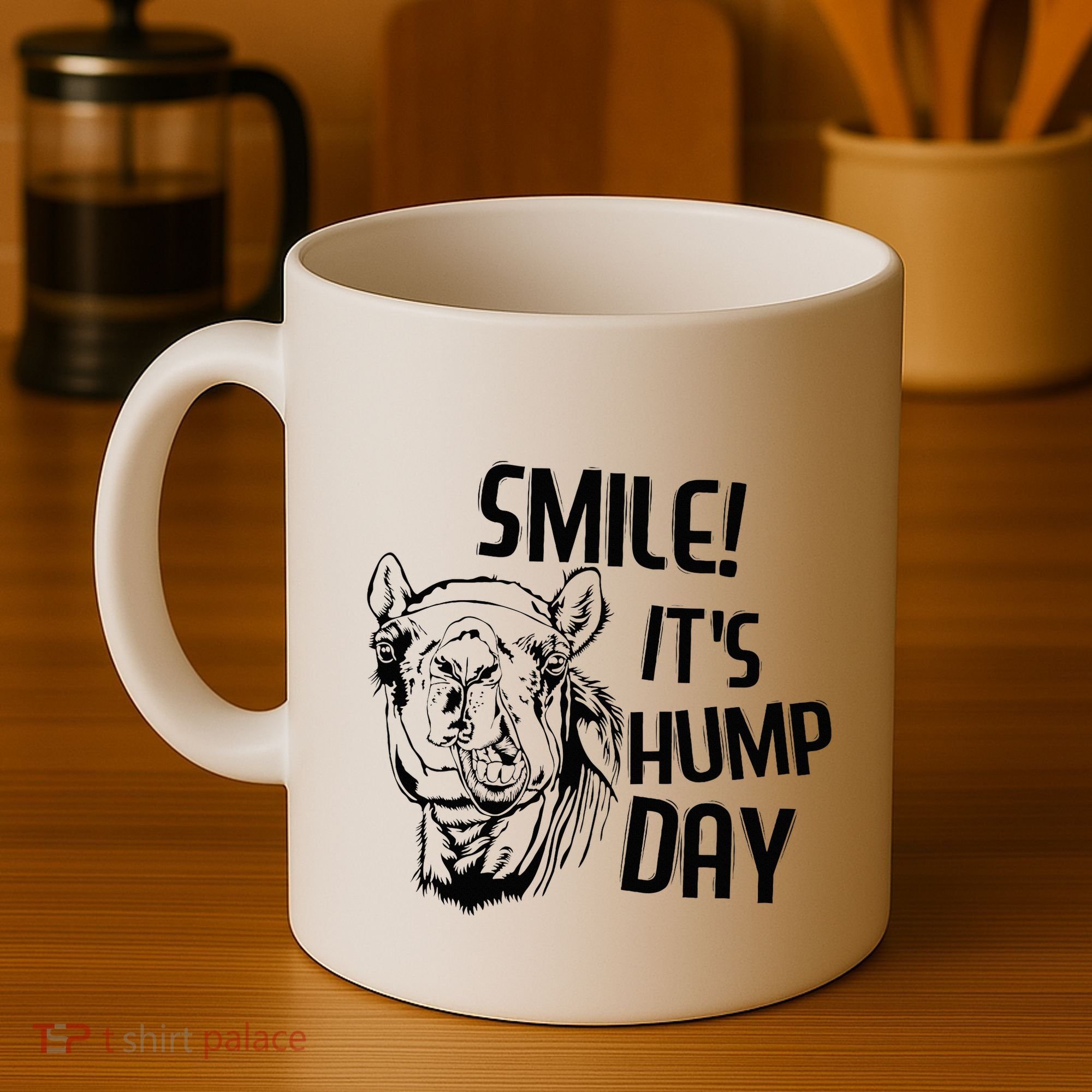 Funny Camel Smile! ItS Hump Day Funny Hump Day Coffee Mug