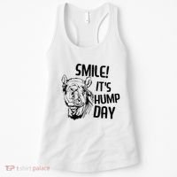 Funny Camel Smile! ItS Hump Day Funny Hump Day Women's Tank Top thumb 0