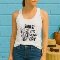 Funny Camel Smile! ItS Hump Day Funny Hump Day Women's Tank Top thumb 2