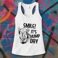 Funny Camel Smile! ItS Hump Day Funny Hump Day Women's Tank Top thumb 3
