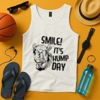 Funny Camel Smile! ItS Hump Day Funny Hump Day Tank Top thumb 4