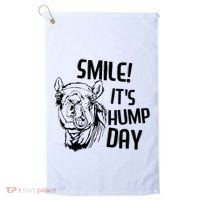 Funny Camel Smile! ItS Hump Day Funny Hump Day Golf Towel thumb 0